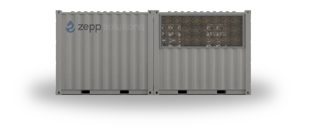 Concept of containerised hydrogen fuel cell based generator